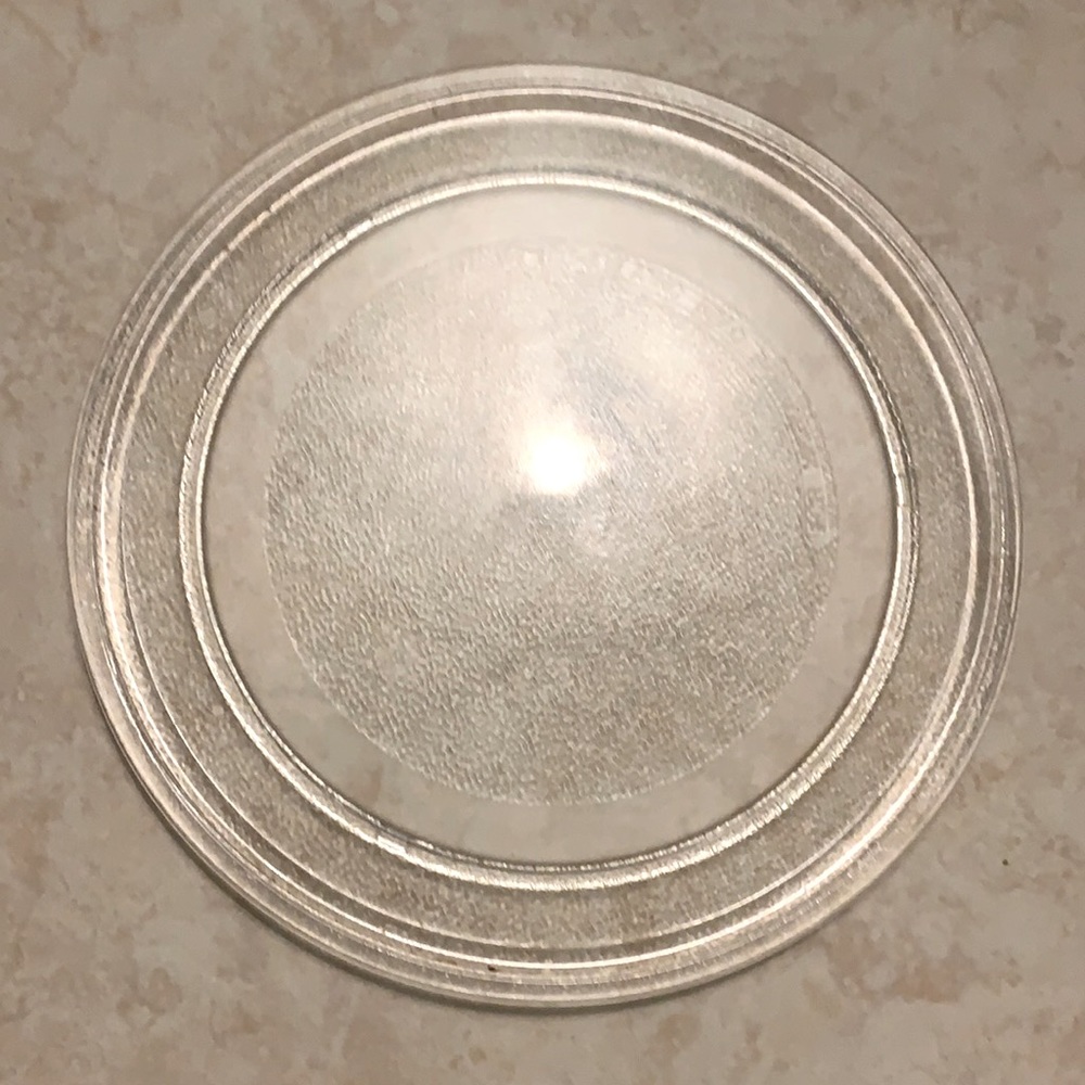 glass microwave turntable turn table plate replacement 9.5” inches like new
